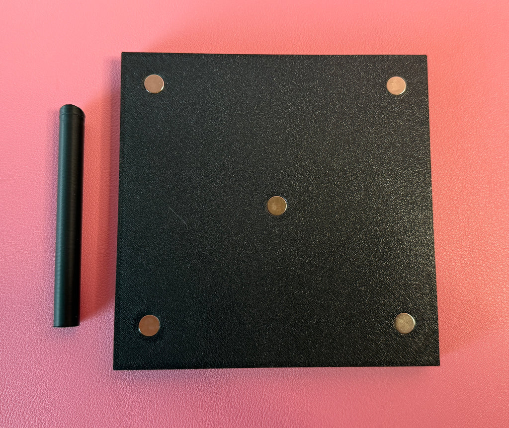 Custom Photo Magnet Frame (Quadruple): Includes Four (4) 2"x2" Personalized Magnets