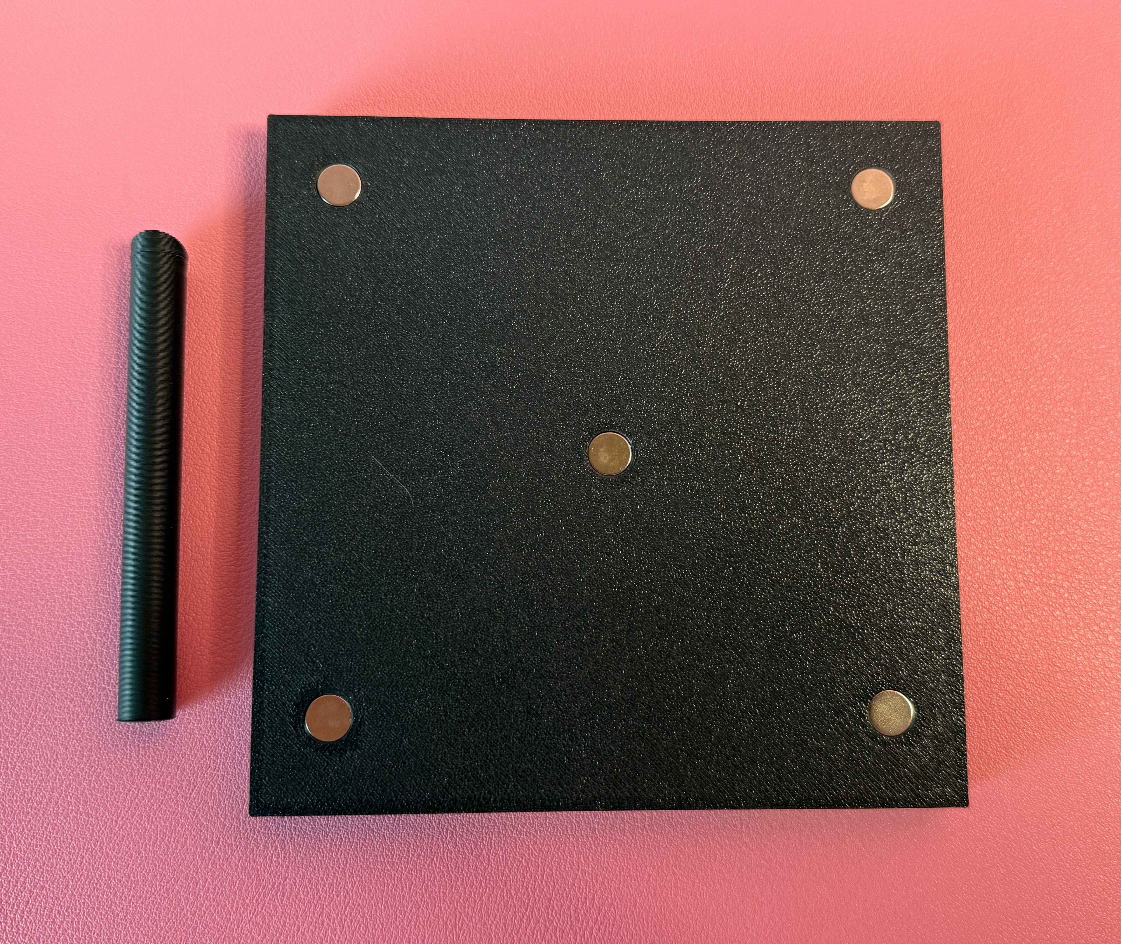 Custom Photo Magnet Frame (Quadruple): Includes Four (4) 2"x2" Personalized Magnets