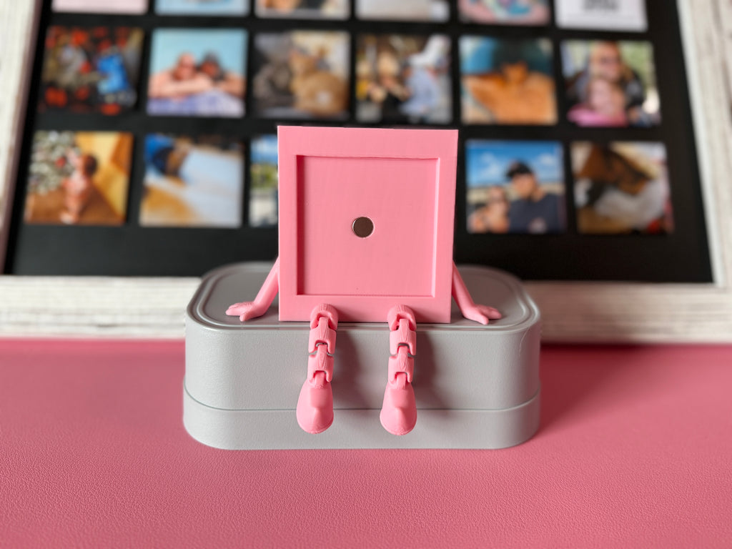 Custom Photo Magnet Frame: Includes one (1) 2"x2" Personalized Magnet