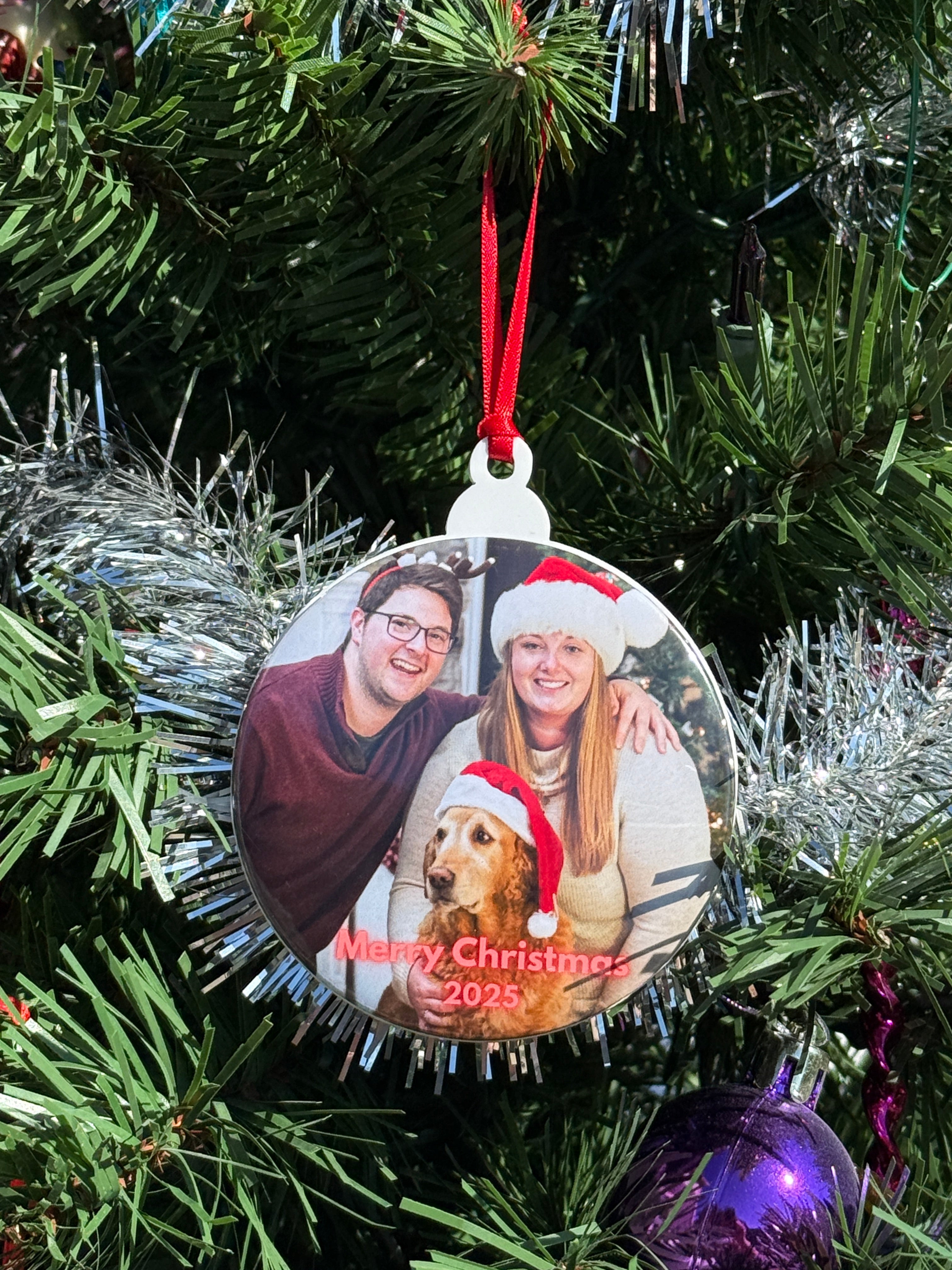 Custom Photo Ornament