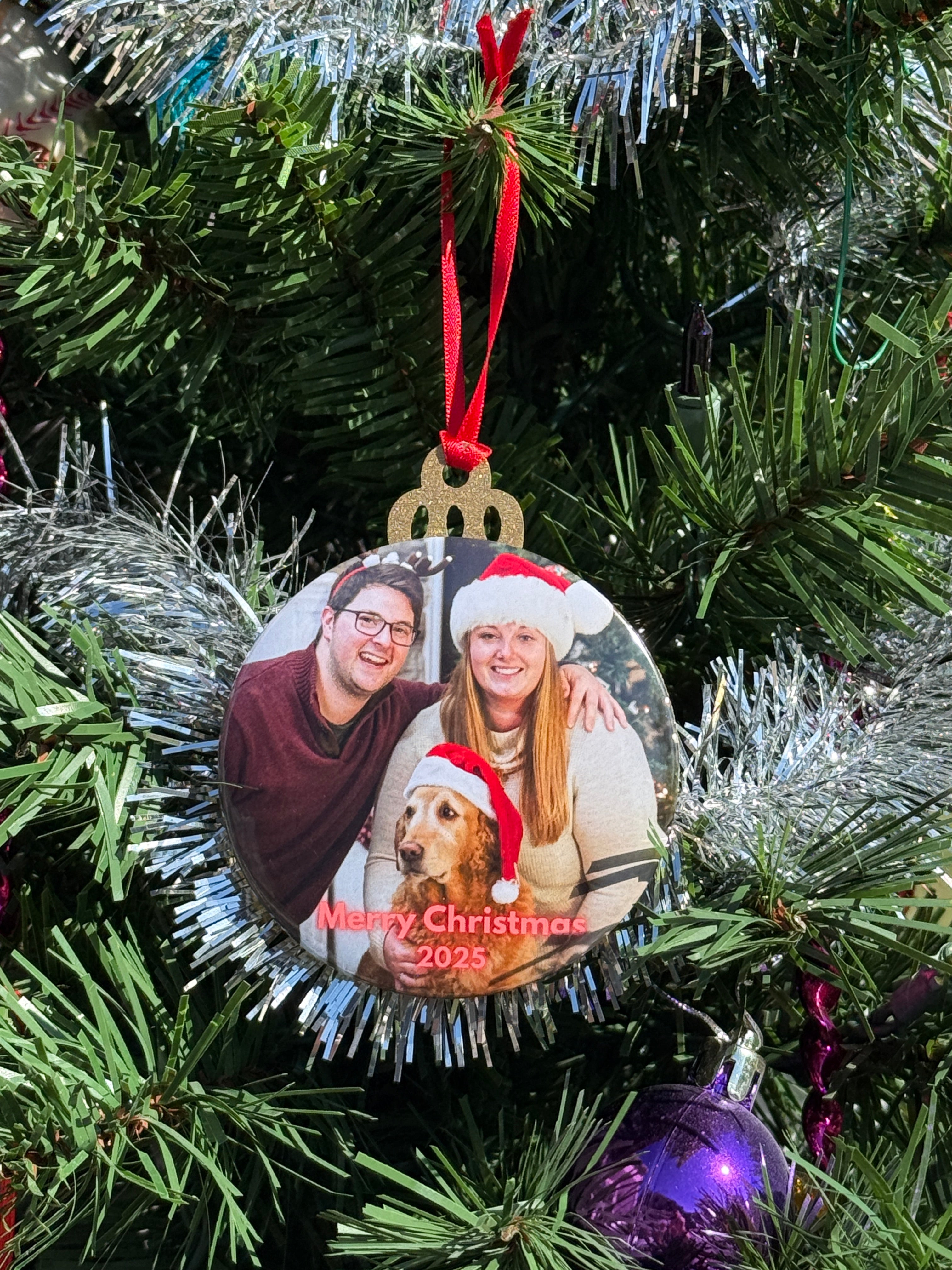 Custom Photo Ornament