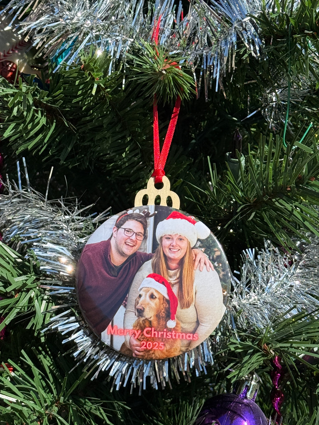 Custom Photo Ornament
