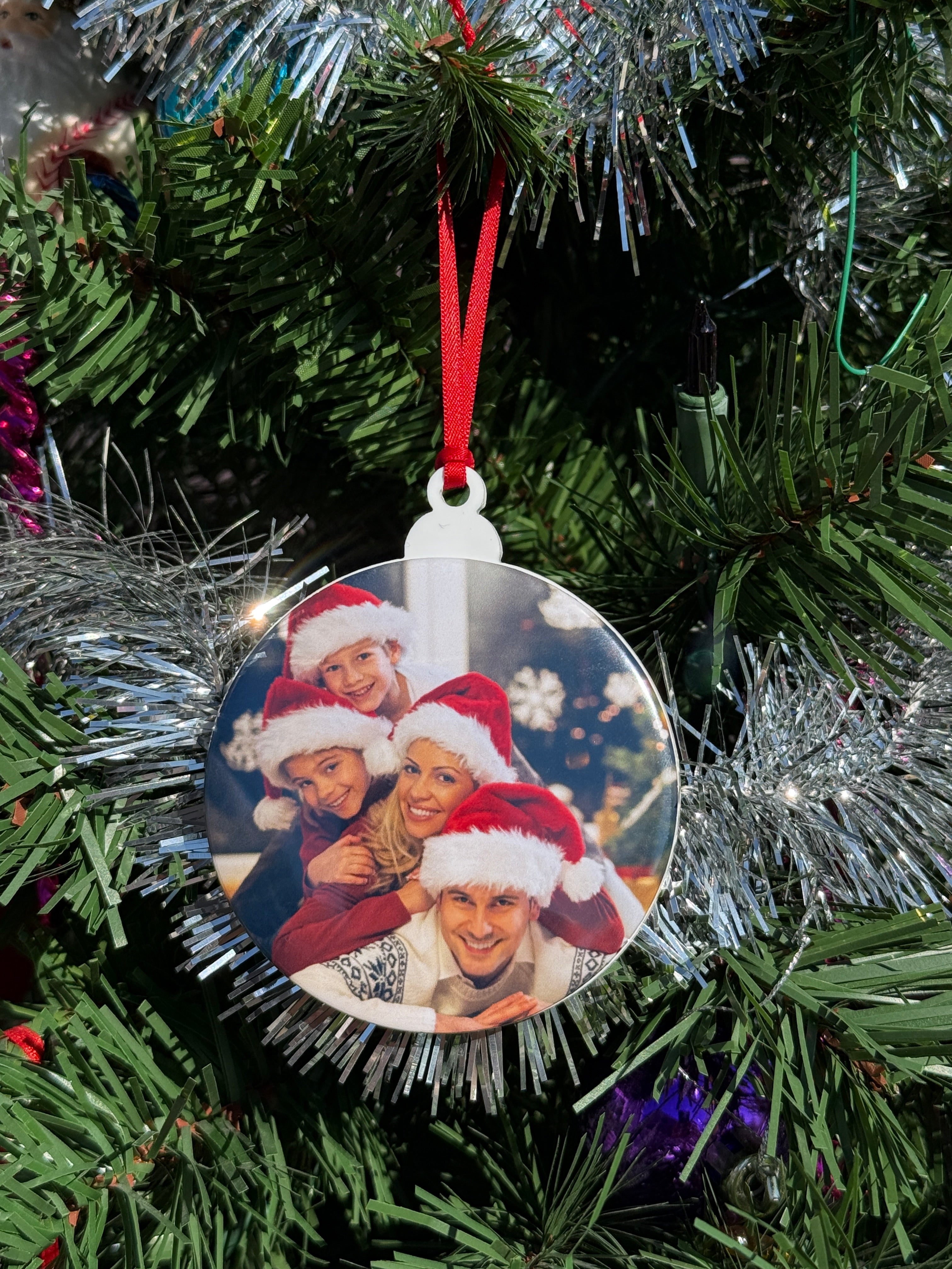 Custom Photo Ornament