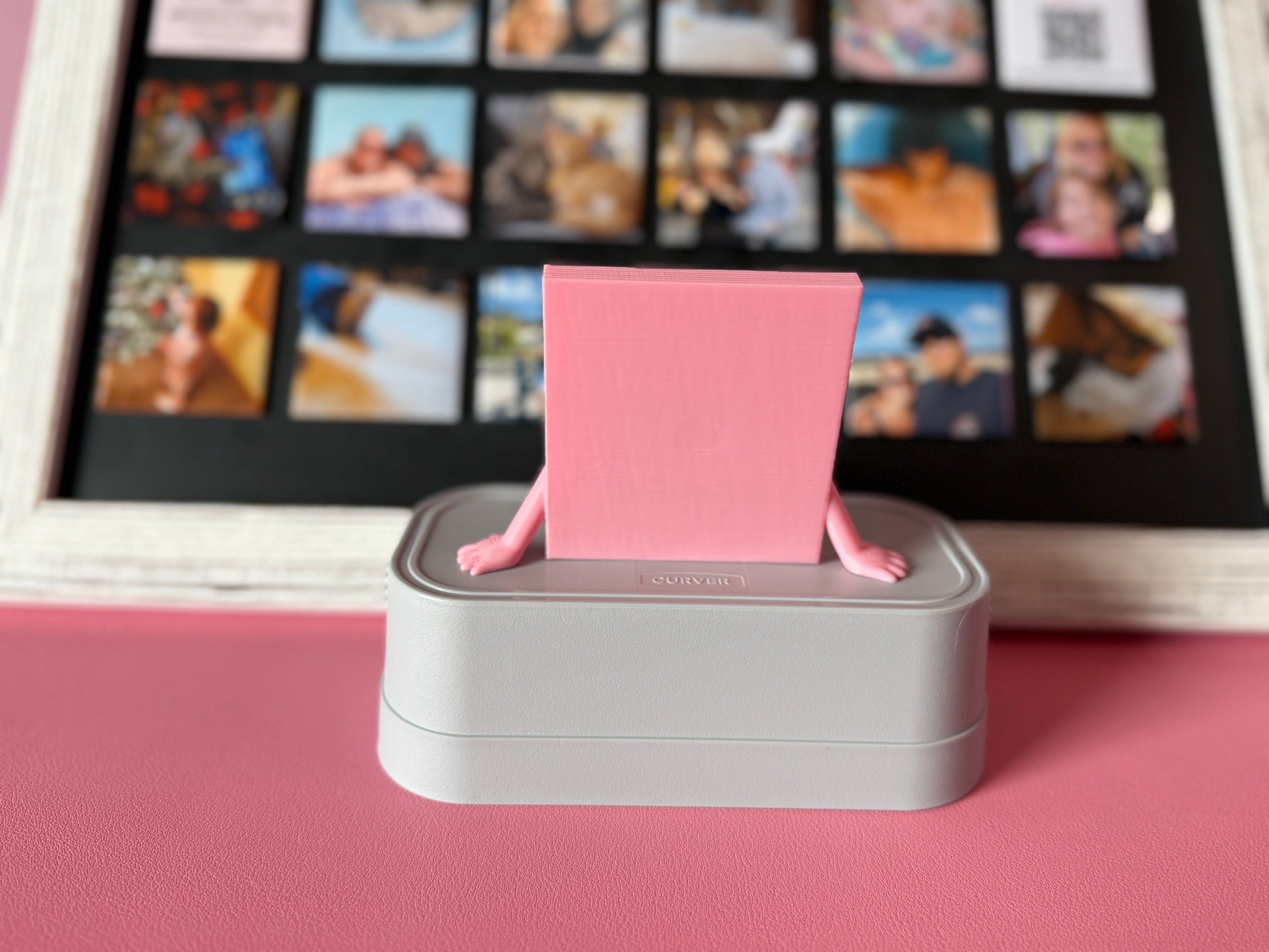 Custom Photo Magnet Frame: Includes one (1) 2"x2" Personalized Magnet