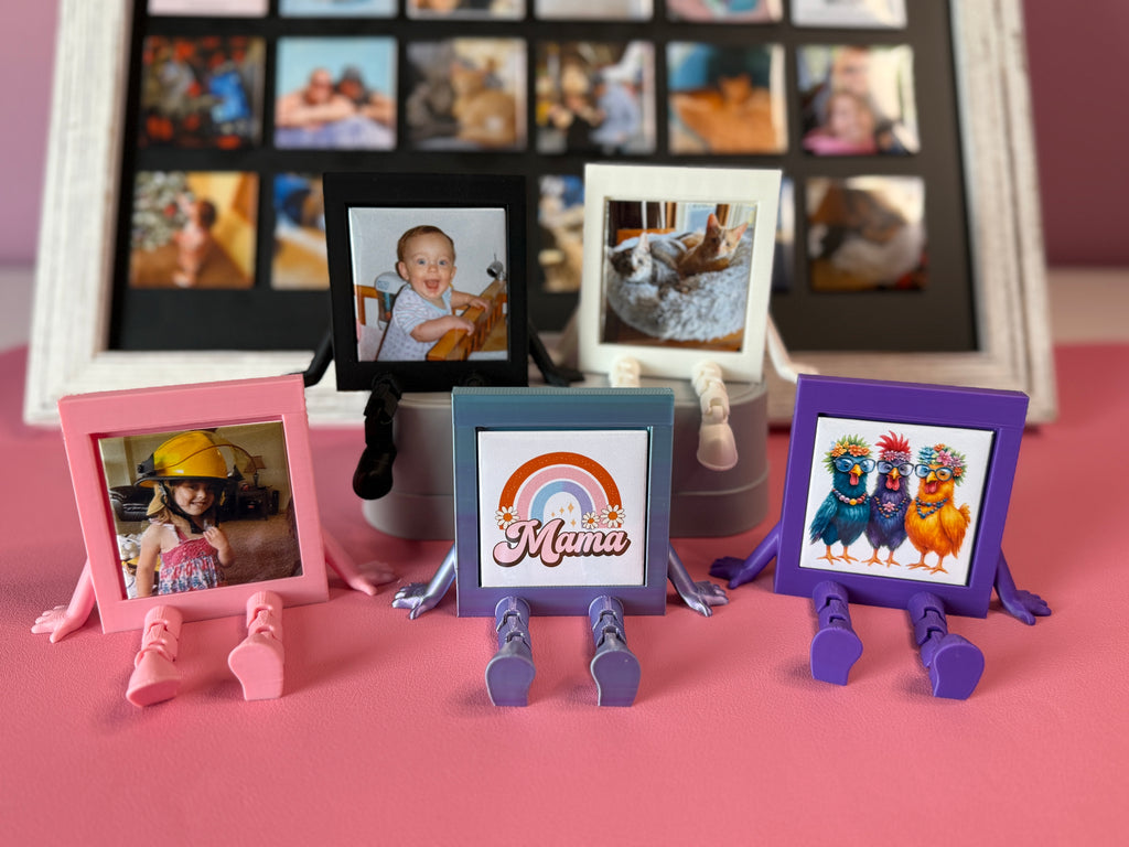 Custom Photo Magnet Frame: Includes one (1) 2"x2" Personalized Magnet