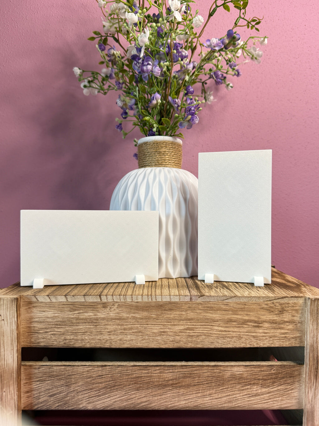 Custom Photo Magnet Frame (Double): Includes Two (2) 2"x2" Personalized Magnet