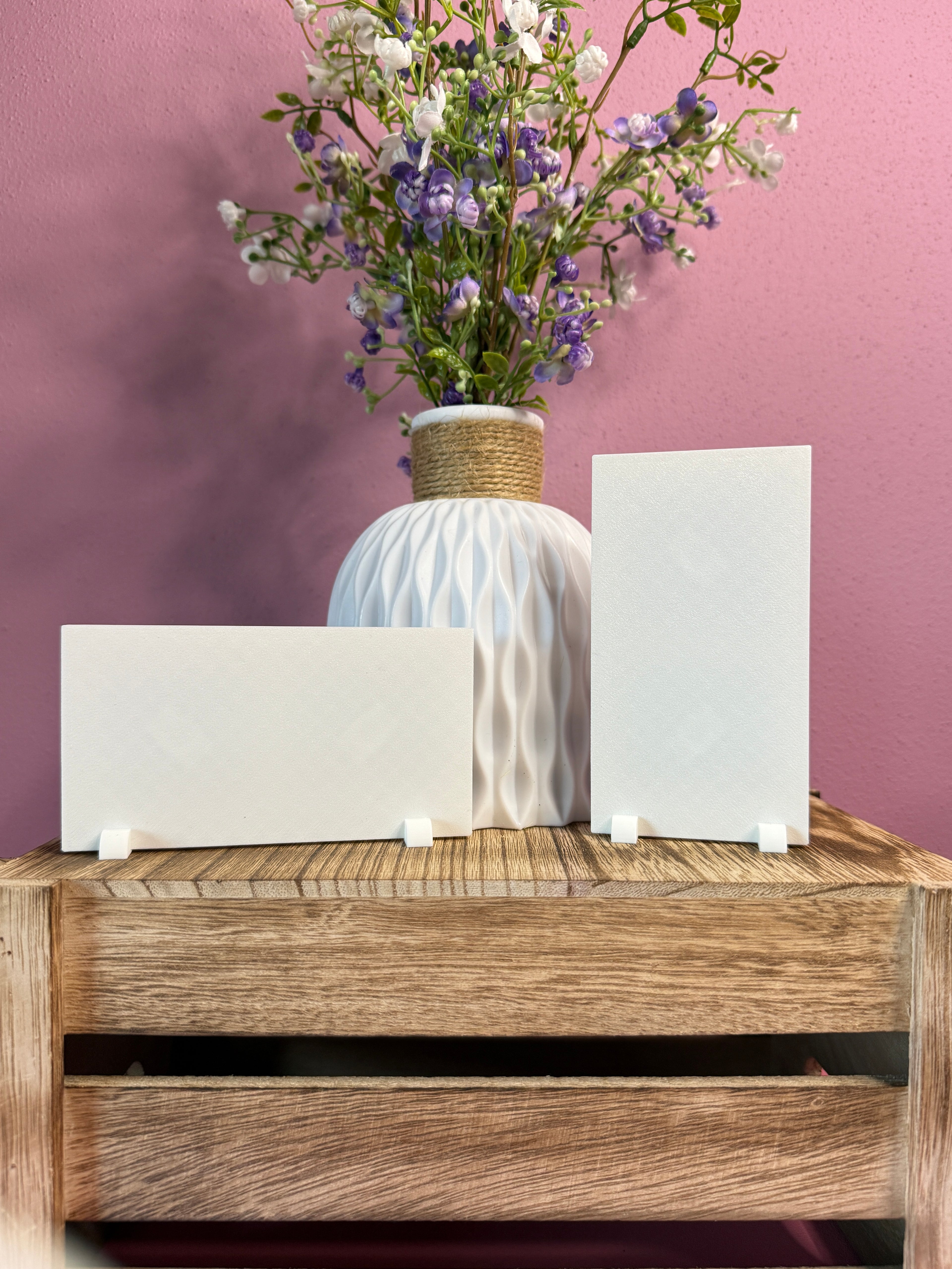 Custom Photo Magnet Frame (Double): Includes Two (2) 2"x2" Personalized Magnet