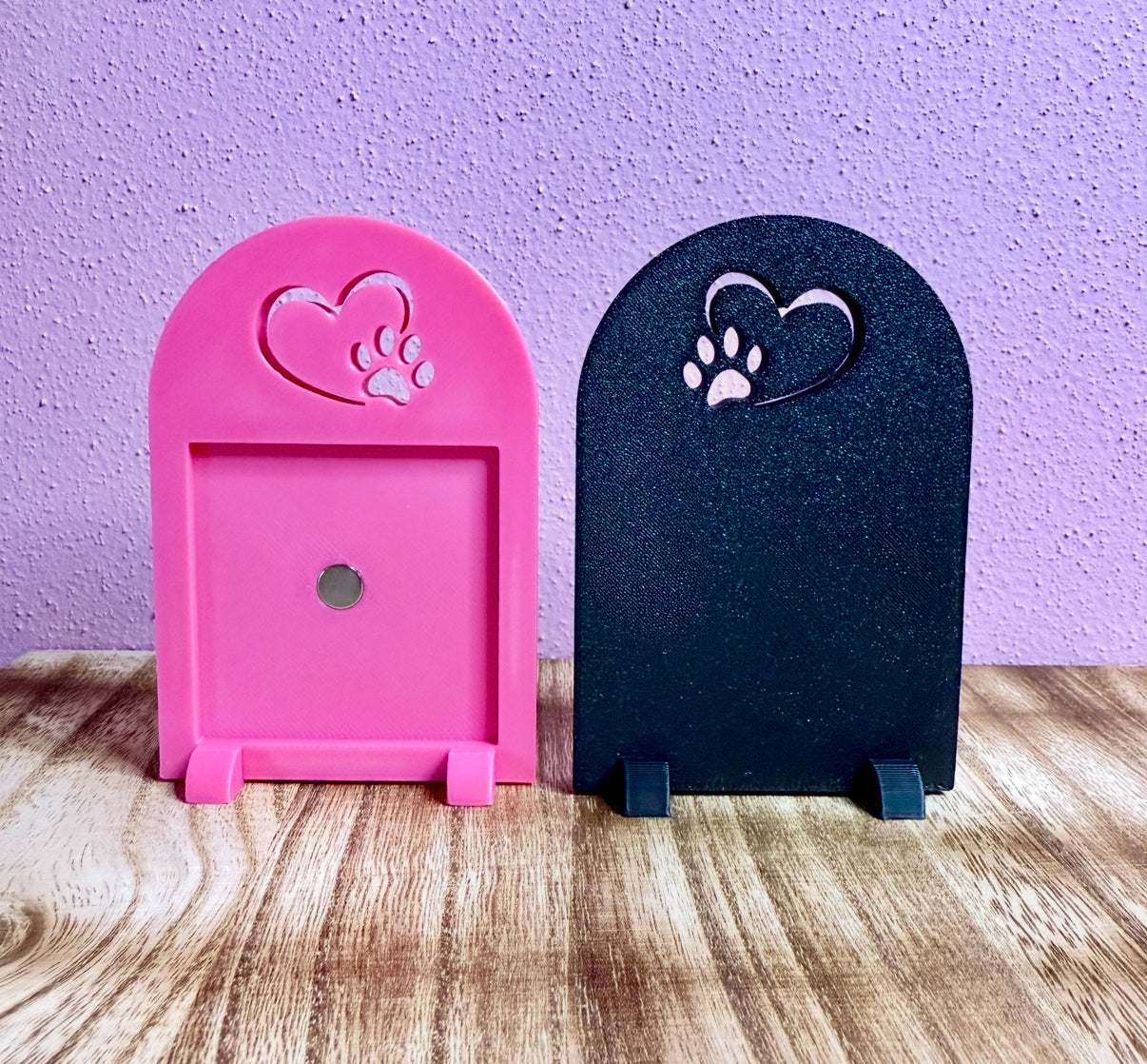 Custom Photo Magnet Frame (Paw): Includes One (1) 2"x2" Personalized Magnet